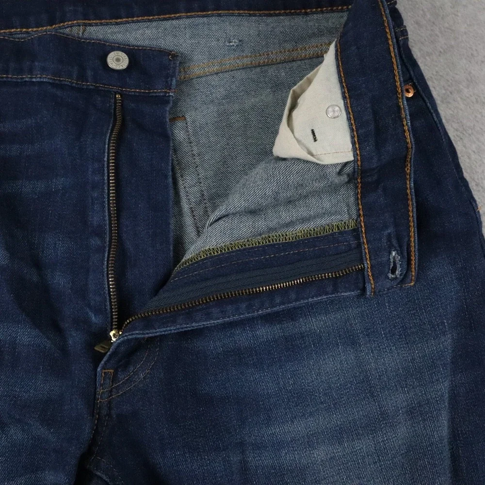 Levi's 541 Jeans‎ Mens 42x30 Athletic Taper 5-Pocket Denim Dark Blue